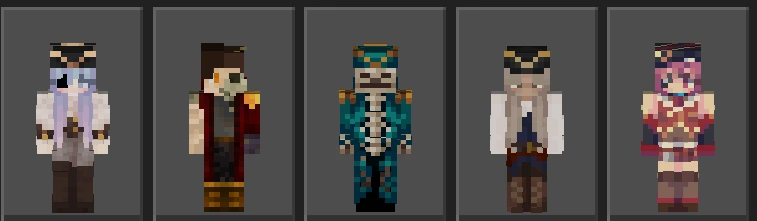 Pirate Skin Packs SKINS